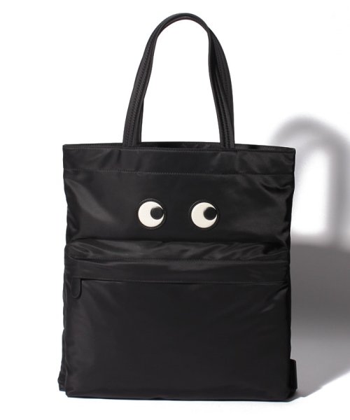 ANYA HINDMARCH(アニヤハインドマーチ)/【ANYA HINDMARCH】Eyes  Nylon Tote アニヤハインドマーチ/ブラック