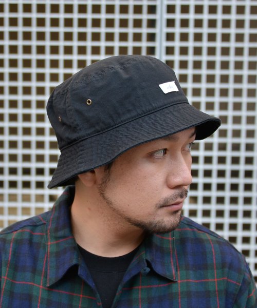 CELEB(セレブ)/CELEB　ネーム付きバケットHAT/BLACK