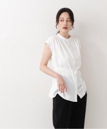 NATURAL BEAUTY BASIC(ナチュラルビューティーベーシック)/[洗える]フレンチスリーブチュニック/オフ1