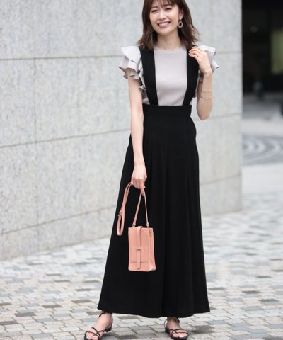 Apuweiser-riche／２ＷＡＹサス付フレアパンツ／504103440