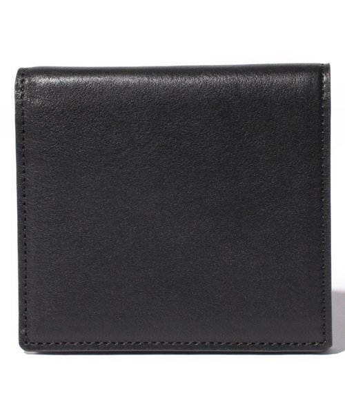 PATRICK STEPHAN(パトリックステファン)/Leather wallet 'compact'/ブラック×シルバー