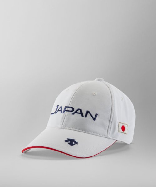 DESCENTE GOLF(デサントゴルフ)/【JAPAN NATIONAL TEAM レプリカモデル】キャップ(JAPANロゴ)/ホワイト系 