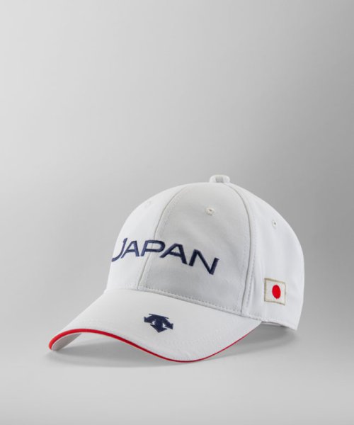 DESCENTE GOLF(デサントゴルフ)/【JAPAN NATIONAL TEAM レプリカモデル】キャップ(JAPANロゴ)/ホワイト系 