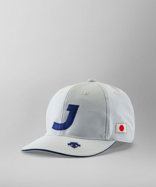 DESCENTE GOLF(デサントゴルフ)/【JAPAN NATIONAL TEAM レプリカモデル】フラットキャップ(Jロゴ)/グレー系