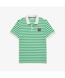 LACOSTE Mens(ラコステ　メンズ)/ボーダーLACOSTEクラブポロシャツ/グリーン