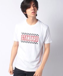 STYLEBLOCK(スタイルブロック)/半袖ロゴプリントTシャツ/ホワイト系