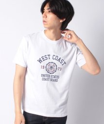STYLEBLOCK(スタイルブロック)/半袖ロゴプリントTシャツ/ホワイト系