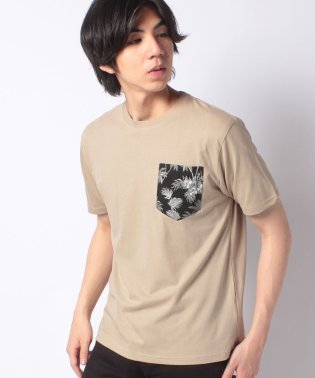 STYLEBLOCK/プリントポケット付半袖Tシャツ/504083359