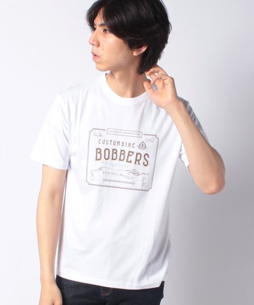 STYLEBLOCK(スタイルブロック)/半袖ロゴプリントTシャツ/ホワイト系