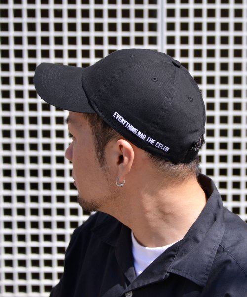 CELEB(セレブ)/CELEB サイドフロッキーローCAP/BLACK