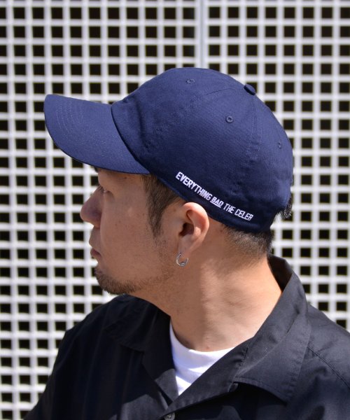 CELEB(セレブ)/CELEB サイドフロッキーローCAP/NAVY