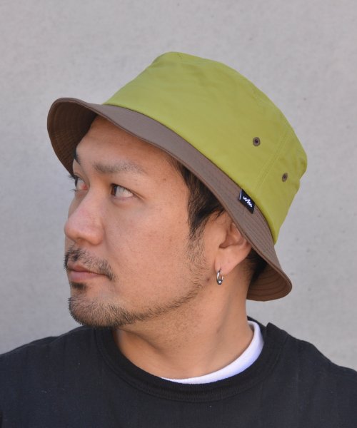 CELEB(セレブ)/CELEB　ウォータープルーフ2トーンバケットHAT/GREEN