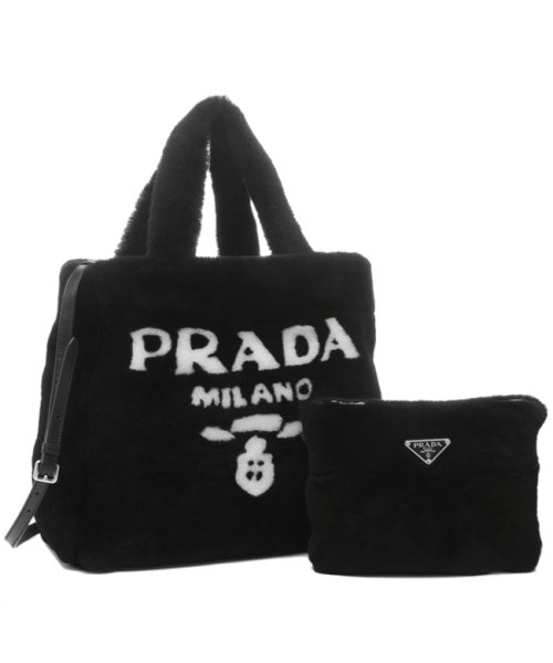 セール プラダ ハンドバッグ ショルダーバッグ ロゴ ブラック ホワイト レディース Prada 1bg374 2ec9 Mio F0967 プラダ Prada Magaseek