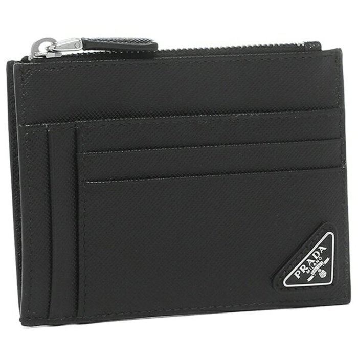 セール 25 Off プラダ カードケース コインケース サフィアーノ トライアングルロゴ ブラック メンズ Prada 2mc067 Qhh F0002 プラダ Prada Magaseek