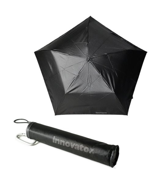 innovator(イノベーター)/イノベーター 折りたたみ傘 雨傘 INNOVATOR 軽量 丈夫 撥水 コンパクト/ブラック