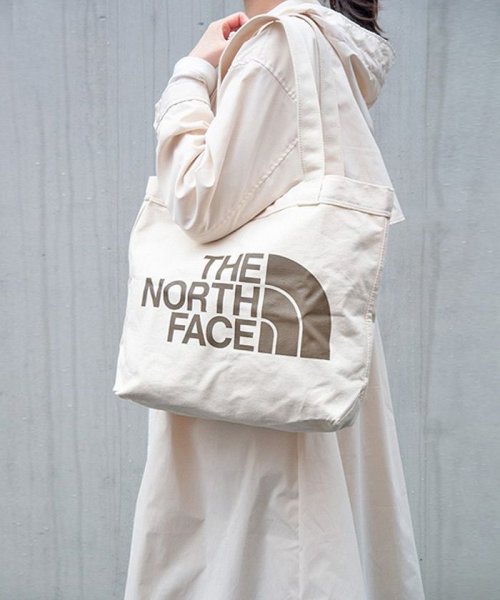 THE NORTH FACE(ザノースフェイス)/【THE NORTH FACE(ザノースフェイス)】THE NORTH FACE ザノースフェイス COTON TOTE バッグ/オフホワイト系