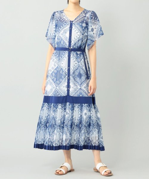 セール バンダナバイカラーワンピース グレースコンチネンタル Grace Continental Magaseek