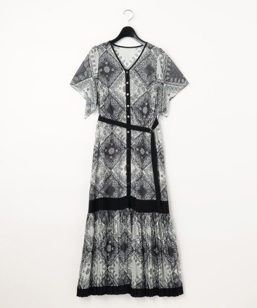 バンダナバイカラーワンピース グレースコンチネンタル Grace Continental Magaseek