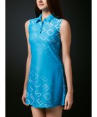 DESCENTE GOLF/ダイヤニットプリントスリーブレスワンピース【ECO】【クーリストD－Tec】【UV】/503816291