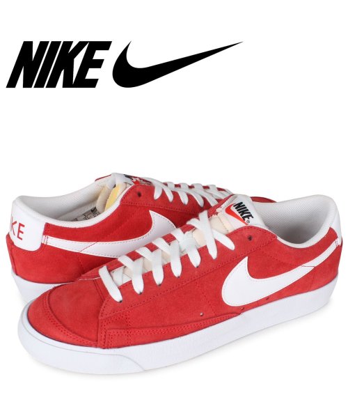 セール Nike Blazer Low 77 Suede ナイキ ブレザー ロー スニーカー メンズ ブレイザー ブレーザー レッド Da7254 600 ナイキ Nike Magaseek