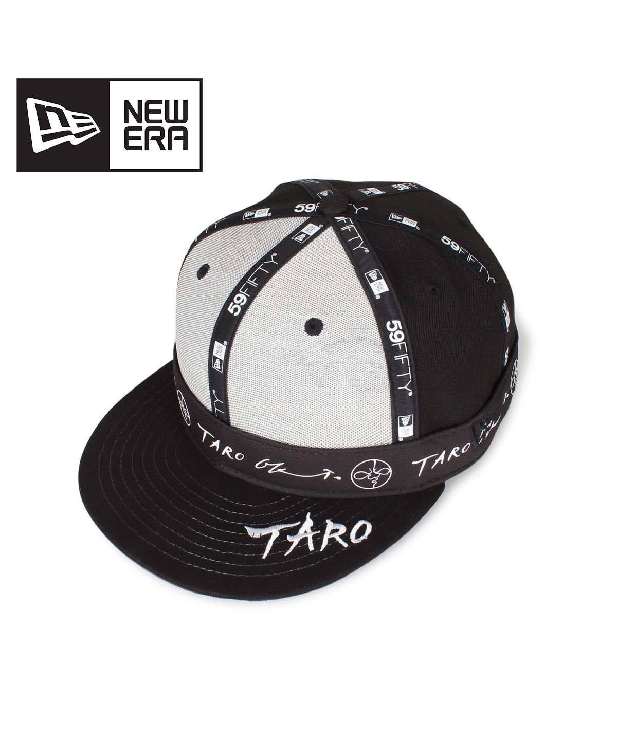 ニューエラ NEW ERA キャップ 帽子 メンズ レディース コラボ 59FIFTY TARO OKAMOTO ブラック 黒 12654524