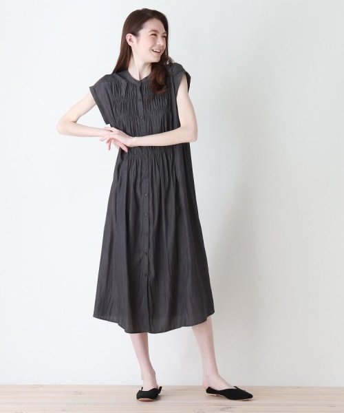 セール サテンギャザ ロングワンピース シューラルー ドレスキップ Shoo La Rue Dreskip Magaseek