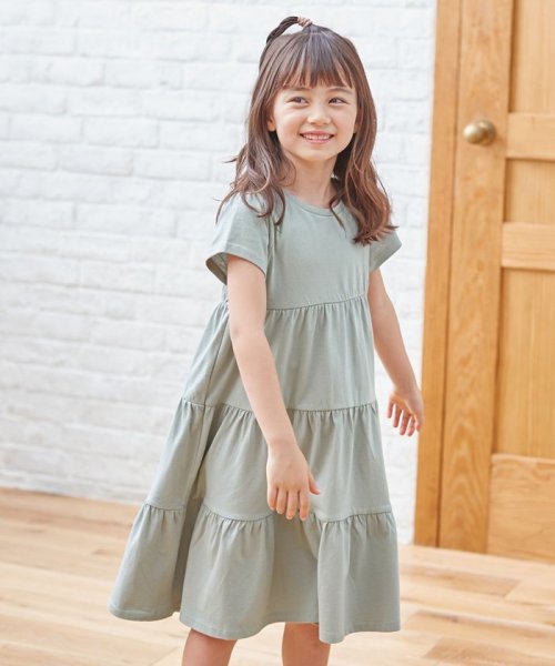 セール Off オーガビッツ ティアードワンピース エニファム キッズ Anyfam Kids Magaseek