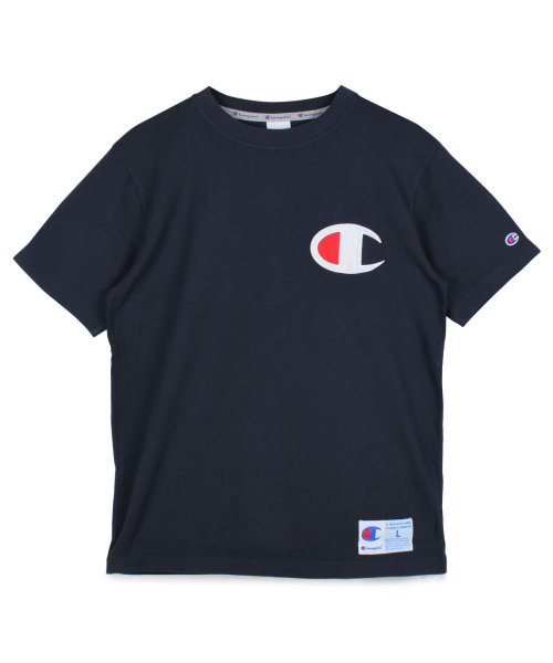 CHAMPION(チャンピオン)/チャンピオン Champion Tシャツ 半袖 メンズ レディース クルーネック SHORT SLEEVE T－SHIRT ブラック ホワイト グレー ネイビー/ネイビー