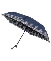 GENUINE UMBRELLA WORKS(ジェニュイン アンブレラ ワークス)/折りたたみ傘 折り畳み傘 軽量 コンパクト GENUINE UMBRELLA WORKS ジェニュイン アンブレラ ワークス 99％UVカット 晴雨兼用 50c/ネイビー