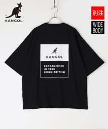 KANGOL(KANGOL)/【別注】【KANGOL】カンゴール ボックスロゴ 半袖 Tシャツ/ブラック