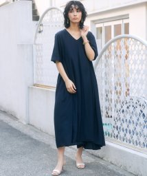 アナイ Anayi ワンピース ドレス ブルー ネイビー 青色 の通販 Magaseek