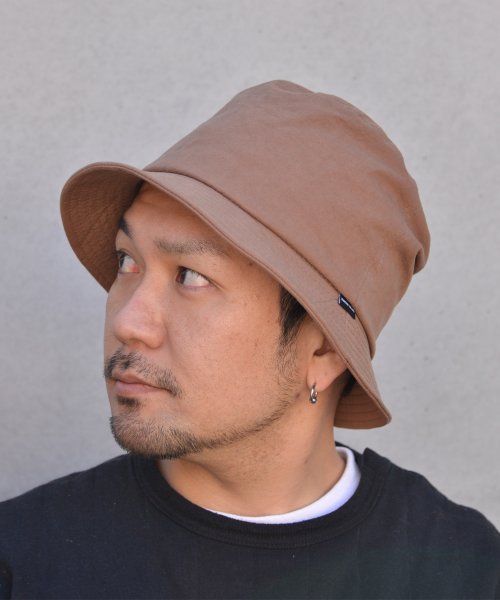 QUARTER GALLERY(クォーターギャラリー)/QUARTER GALLERY ハイクラウンバケットHAT/BROWN