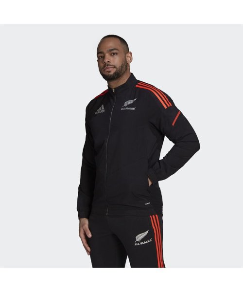 オールブラックス プライムブルー ラグビー プレゼンテーション ジャケット アディダス Adidas Magaseek