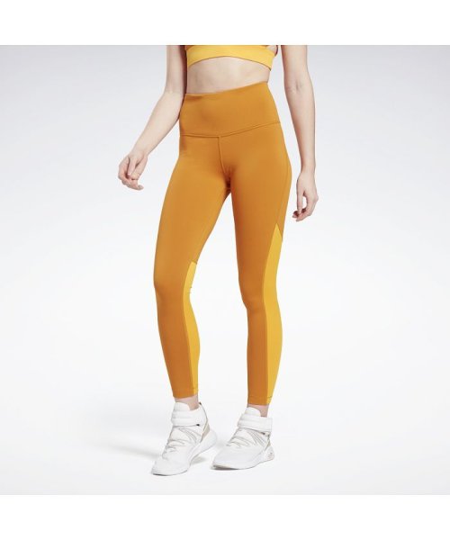 Reebok(Reebok)/ビヨンド ザ スウェット レギンス / Beyond The Sweat Leggings/オレンジ