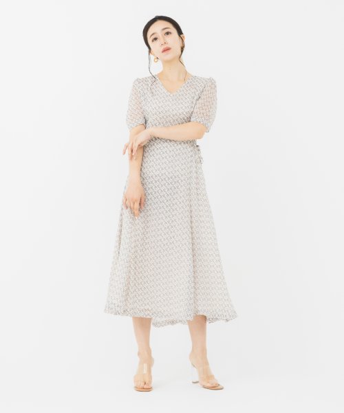 セール 花柄レースアップワンピース シルフ Sylph Magaseek