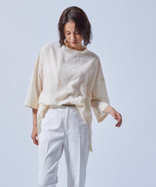 セール 30 Off 前後2way シアー素材のバンドカラーブラウス ロートレ アモン Lautreamont Magaseek