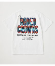 RODEO CROWNS WIDE BOWL(ロデオクラウンズワイドボウル)/キッズアウトドアパターンポケットTシャツ/WHT