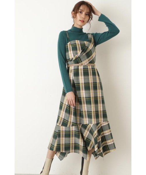 セール Tvドラマ着用 コリンチェックワンピース ジルスチュアート Jillstuart Magaseek