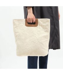 SLOW(スロウ)/スロウ バッグ SLOW トートバッグ truck 2way tote bag L 2WAY 肩掛け A4 縦型 コットン リネン 天然素材 日本製 300S1/オフホワイト