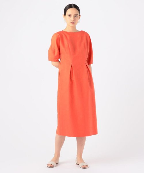 Ballsey Ballsey リネンコットンムーブ ウエストタックワンピース Magaseek