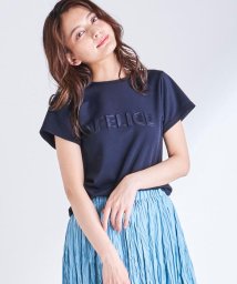 Viaggio Blu(ビアッジョブルー)/エンボスロゴTシャツ/ネイビー