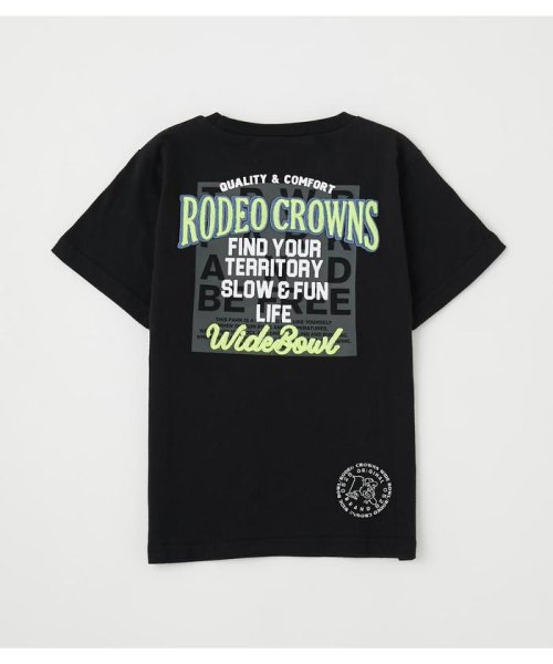 RODEO CROWNS WIDE BOWL(ロデオクラウンズワイドボウル)/キッズ0528 Tシャツ/BLK
