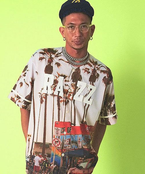 Razzis 昇華プリントメッシュベースボールtシャツ ベースボールシャツ メンズラズ ブランド おしゃれ 半袖 シャツ ラズ Razz Magaseek Razzis 昇華プリントメッシュベースボールtシャツ ベースボールシャツ メンズラズ ブランド おしゃれ 半袖 シャツ ラズ Razz Magaseek