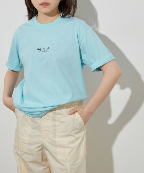 ADAM ET ROPE'(アダム　エ　ロペ)/【agnes b. pour ADAM ET ROPE'】MINI LOGO T/サックス（48）