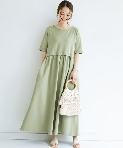 楽したい日の救世主 サッと着てパッと華やぎ可愛くなれるカットソーワンピース ハコ Haco Magaseek