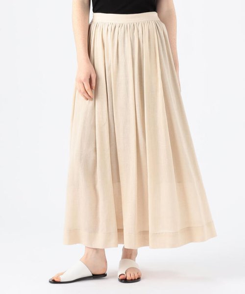 セール Ballsey Ballsey シアーリネン ギャザーマキシスカート Magaseek