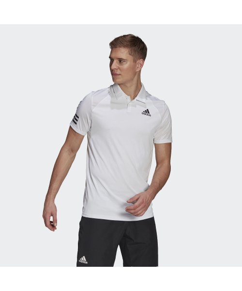 adidas(アディダス)/テニス クラブ 3ストライプス ポロシャツ / Tennis Club 3－Stripes Polo Shirt/ホワイト