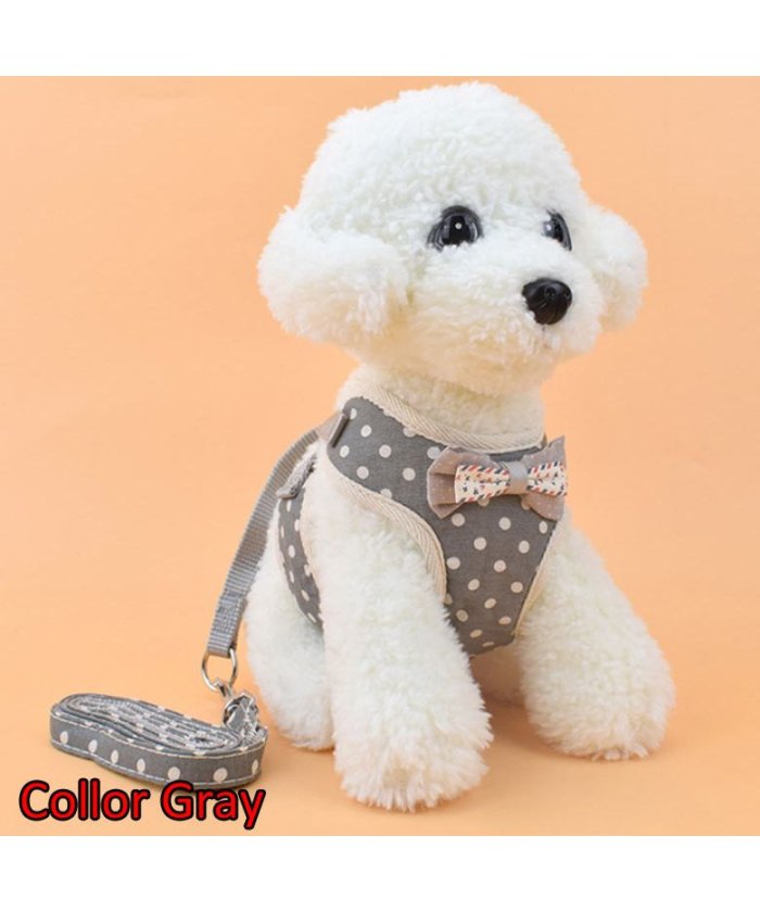クーポン セール 10 Off 犬 ハーネス 小型犬 中型犬 おしゃれ リードとハーネス二点セット 水玉 犬服 胴輪 Dog Hn0001 マウマウ Mowmow Magaseek