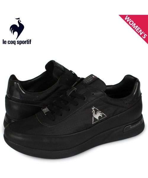 ルコック スポルティフ Le Coq Sportif スニーカー レディース La セーブル ナイロン La Servres Nylon ブラック 黒 Ql3r ルコックスポルティフ Lecoqsportif Magaseek