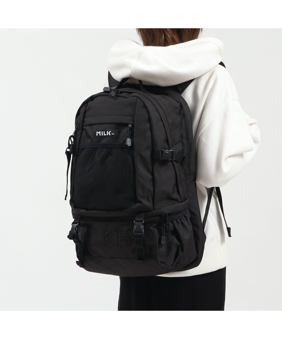 公式完売 MILKFED NEO BIG BACKPACK BAR 美品